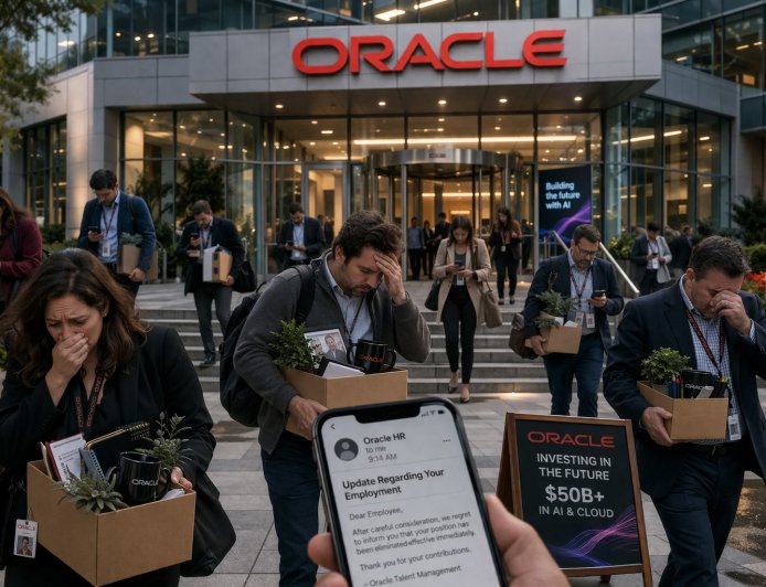 Oracle despide a 30.000 empleados para invertir en Inteligencia Artificial